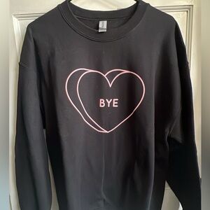 BYE Heart Crewneck